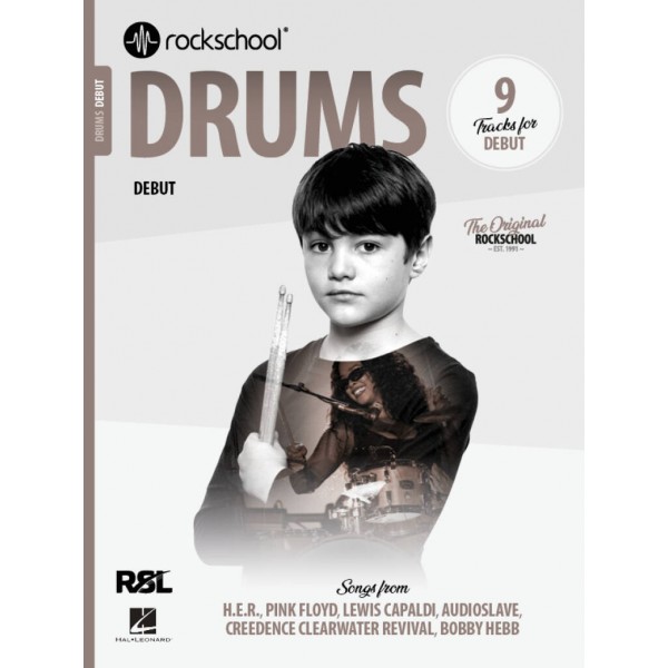 Rockschool Drums Debut 2024 (Book/Audio)